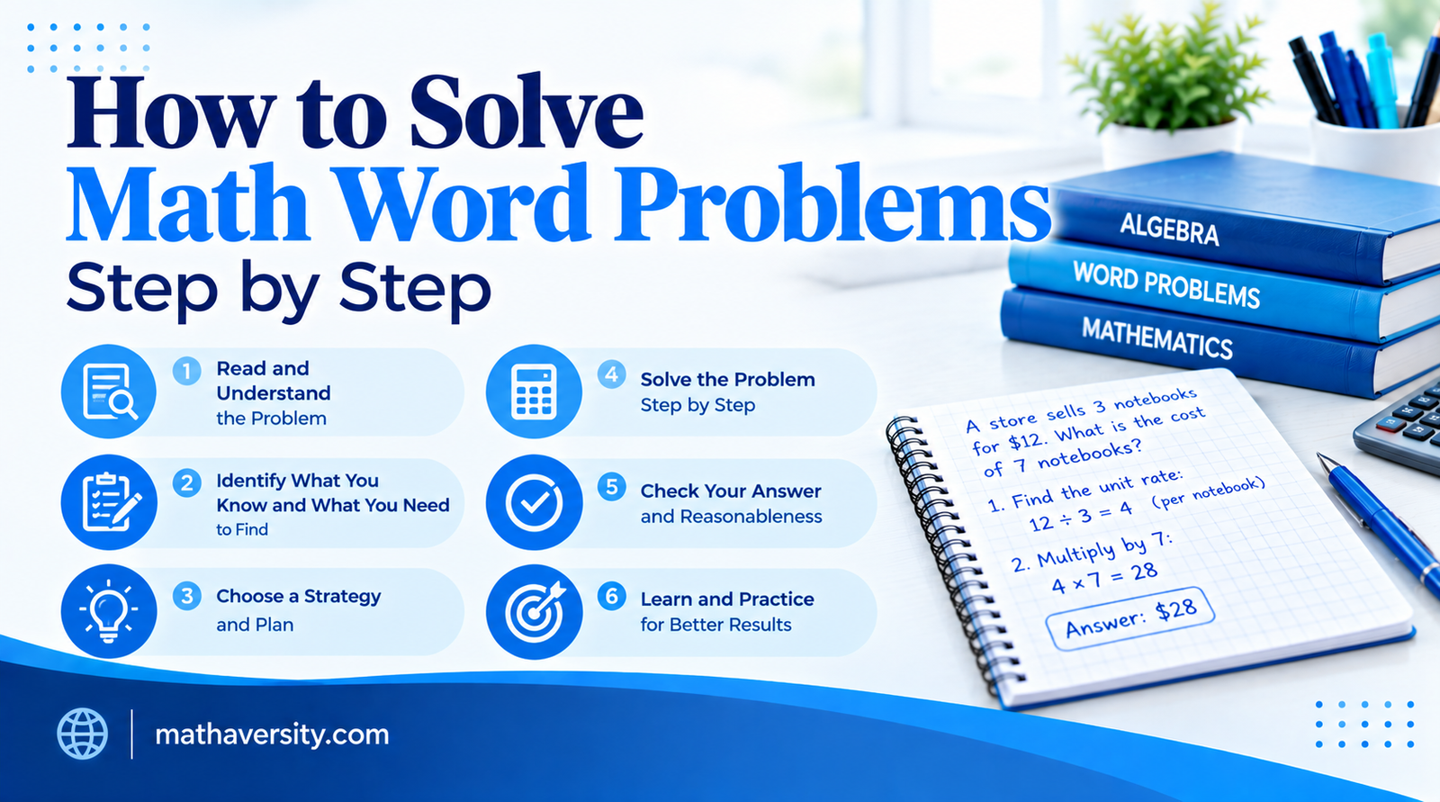 How to Solve Math Word Problems Step by Step