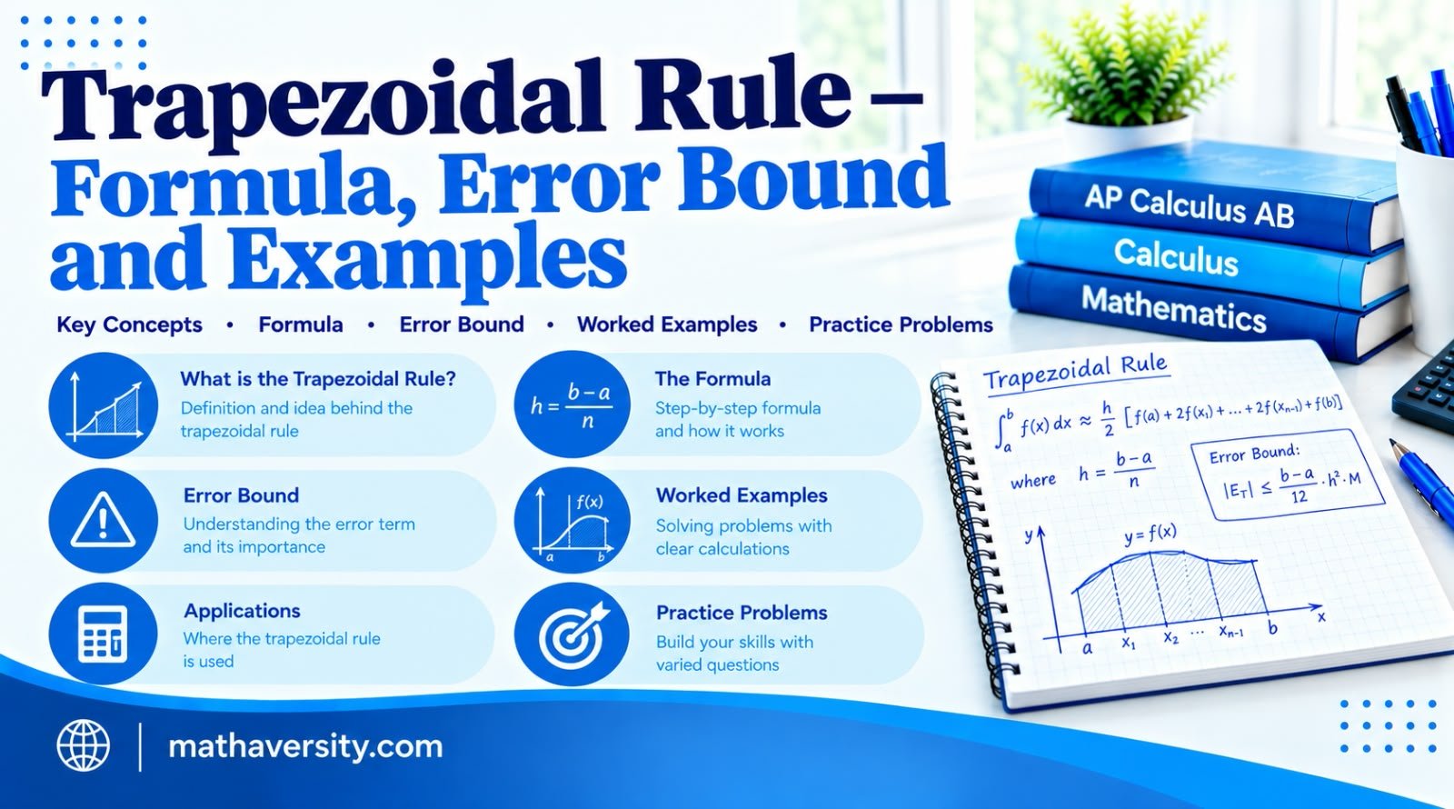 Trapezoidal Rule – Formula, Error Bound and Examples